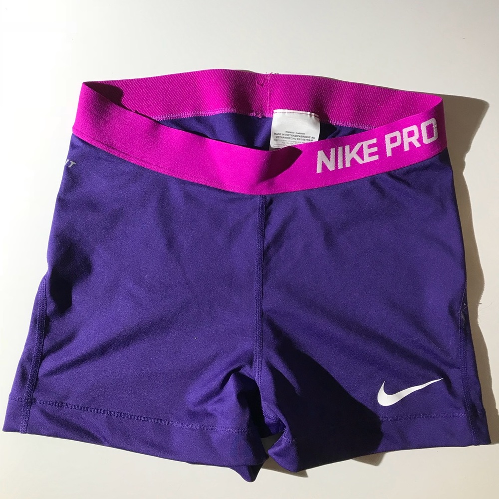 Nike purple spandex